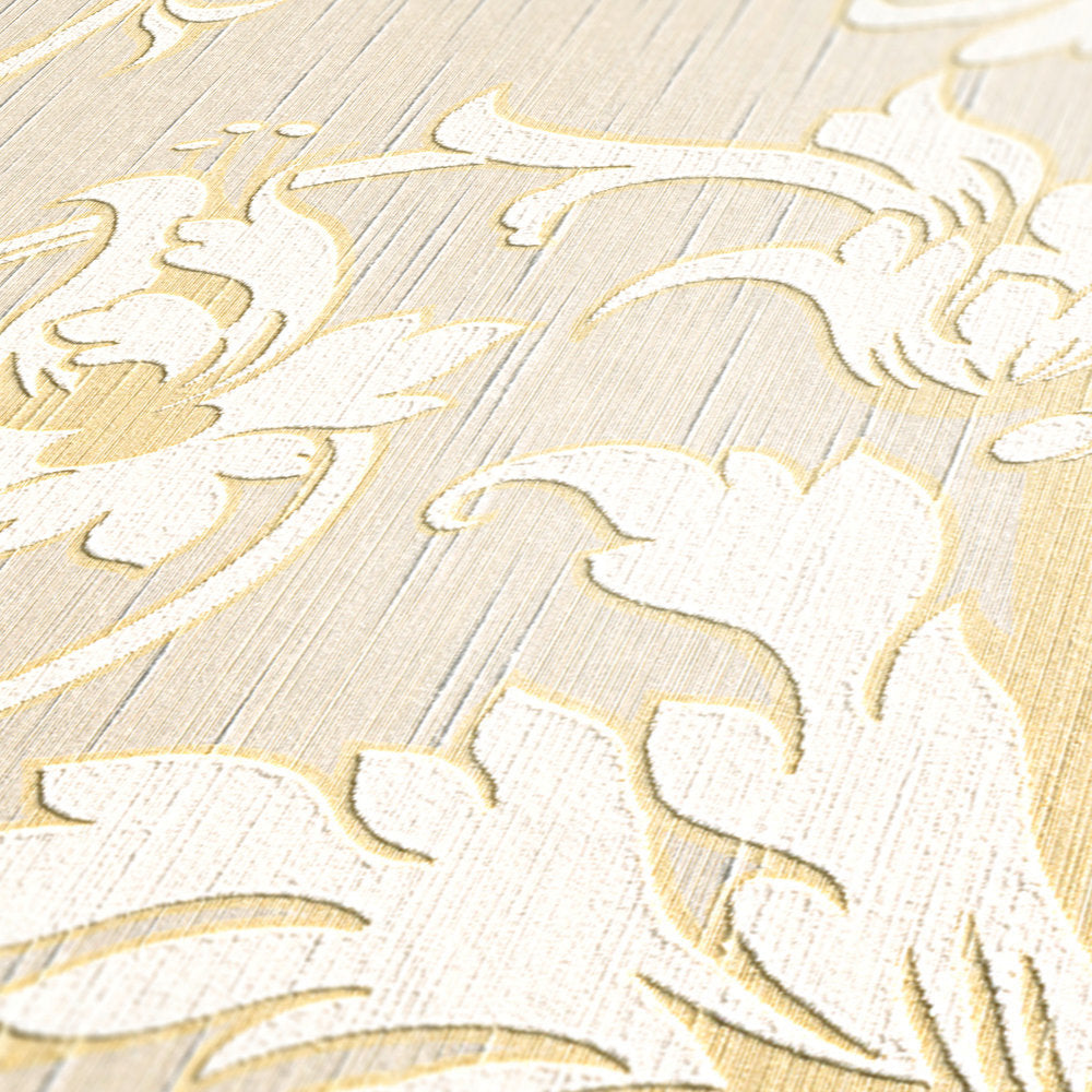 Tessuto - Embossed Filigree textile wallpaper AS Creation    