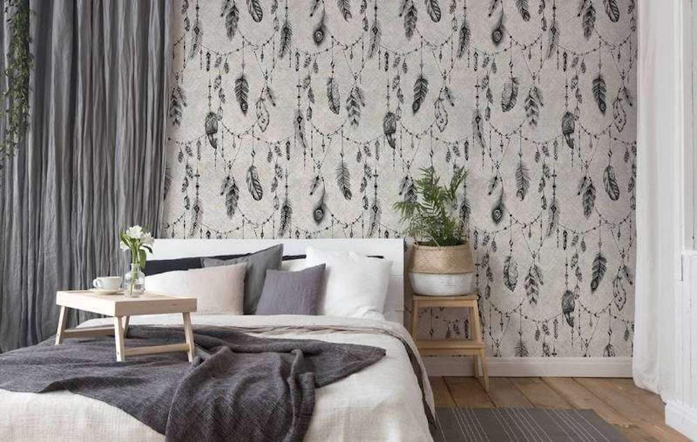 Atelier 47 - Boho Feather digital print AS Creation    