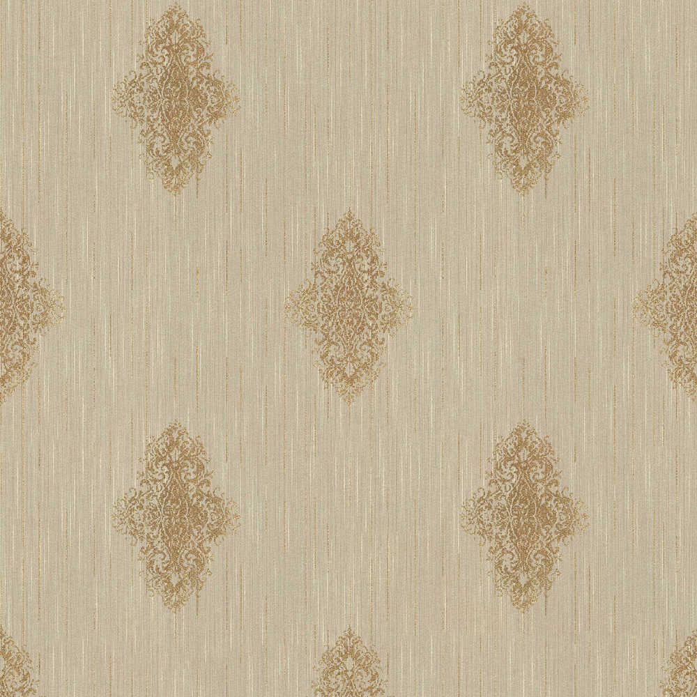 Luxury Wallpaper damask wallpaper AS Creation Roll Taupe  319463