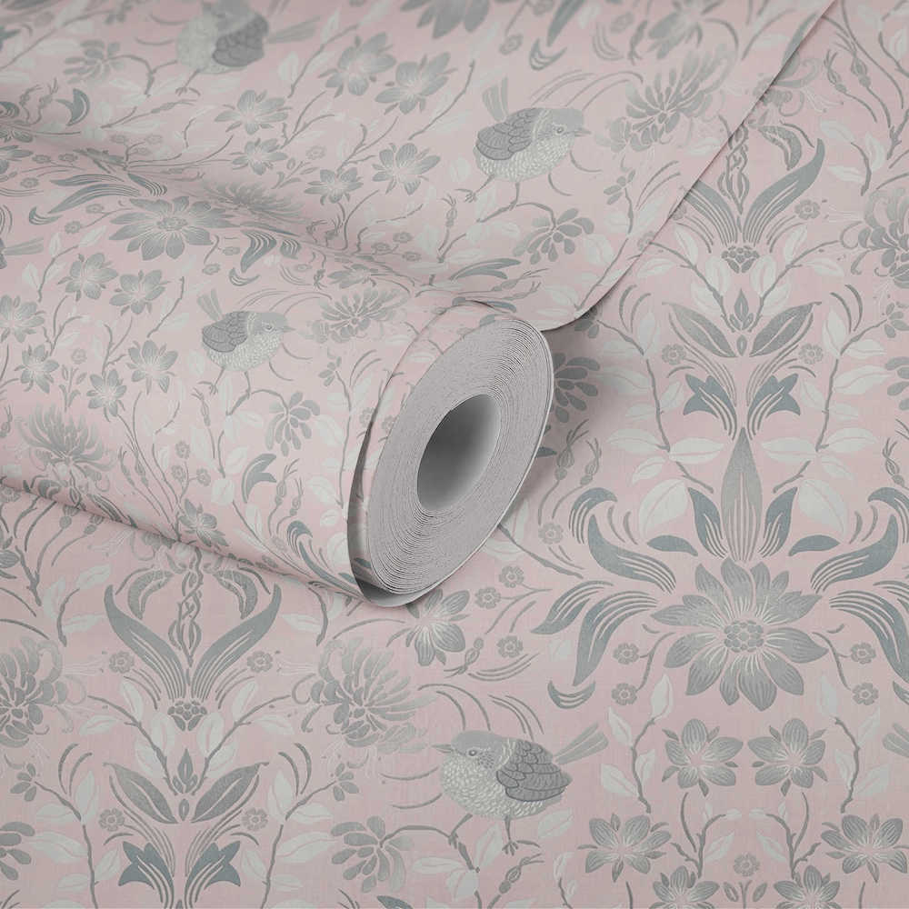 Maison Charme - Floral with Birds botanical wallpaper AS Creation    