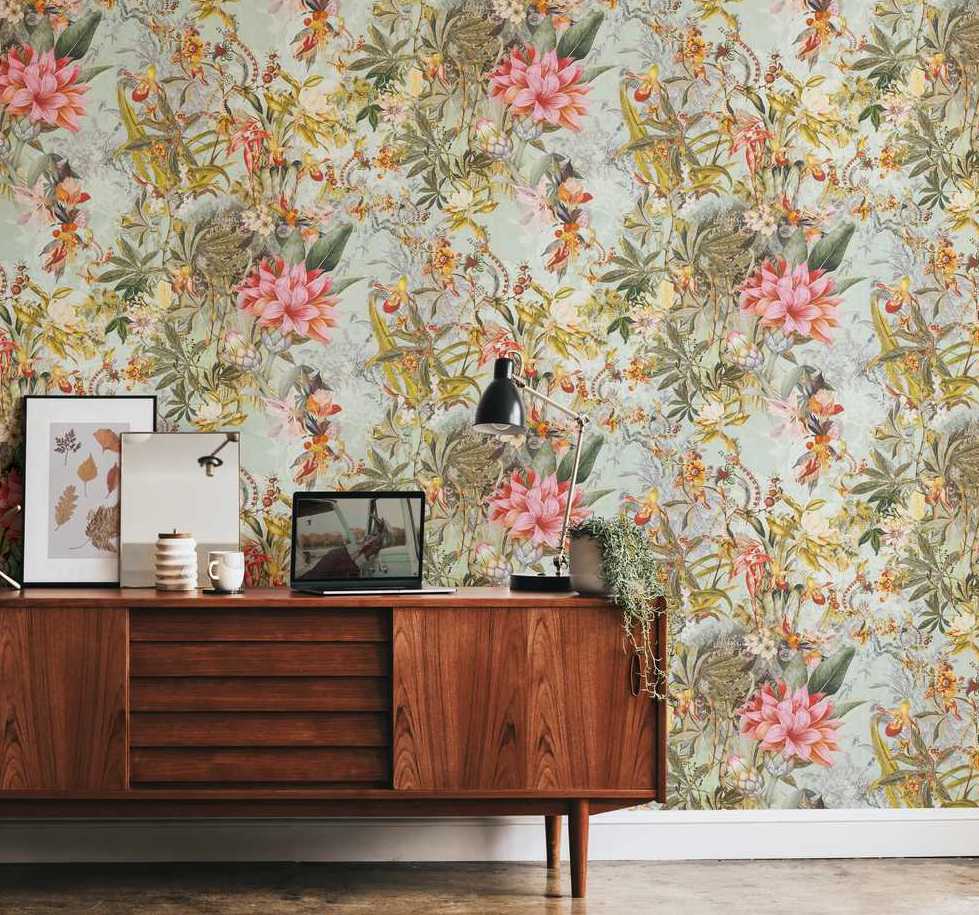 Dream Flowery - Meadow Flowers botanical wallpaper AS Creation    