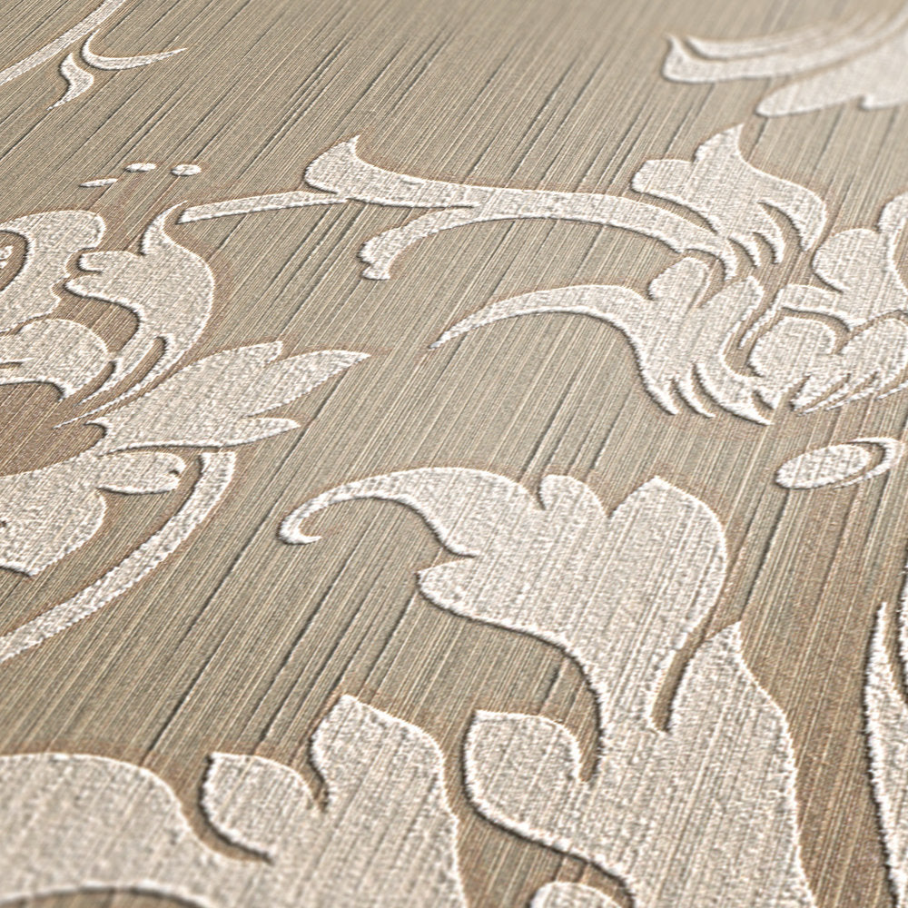 Tessuto - Embossed Filigree textile wallpaper AS Creation    