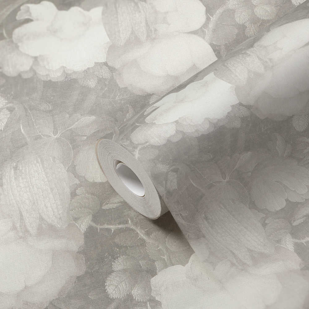 Metropolitan Stories - Floral Canvas botanical wallpaper AS Creation    