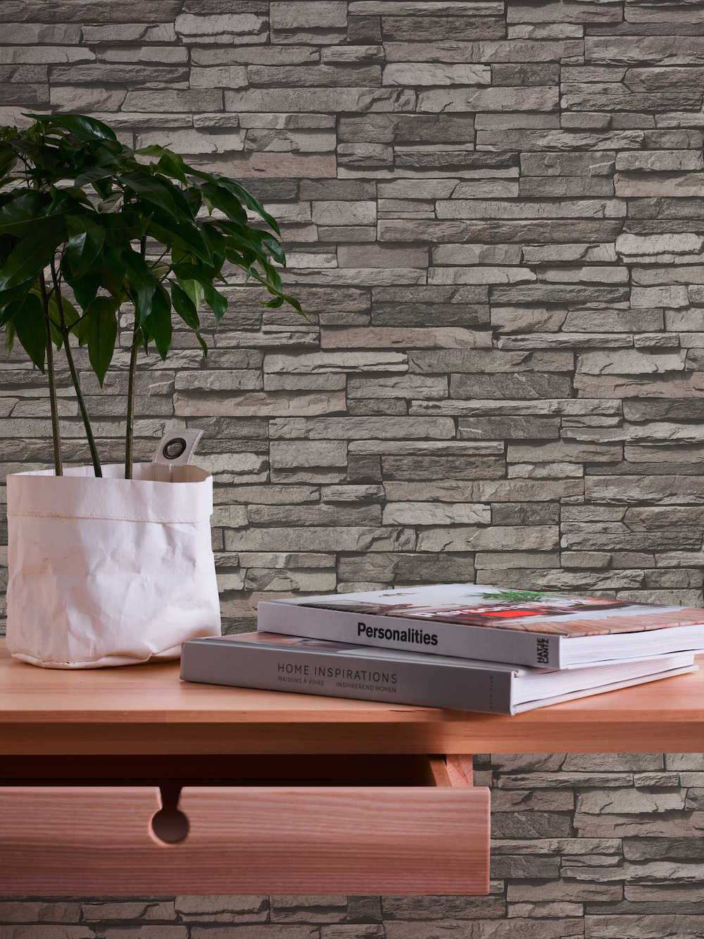 Industrial Elements - Stone Slate industrial wallpaper AS Creation    