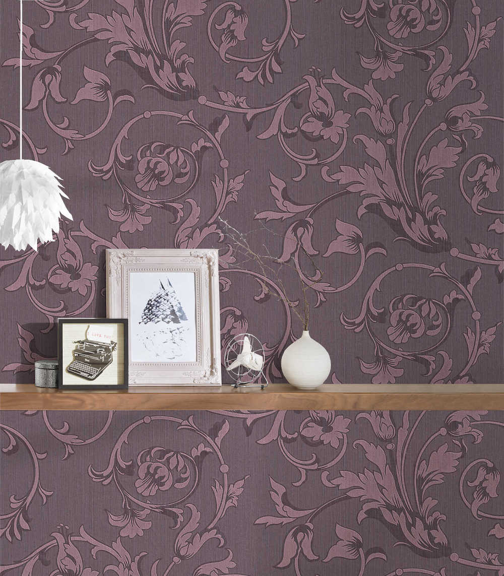 Tessuto - Embossed Filigree textile wallpaper AS Creation    