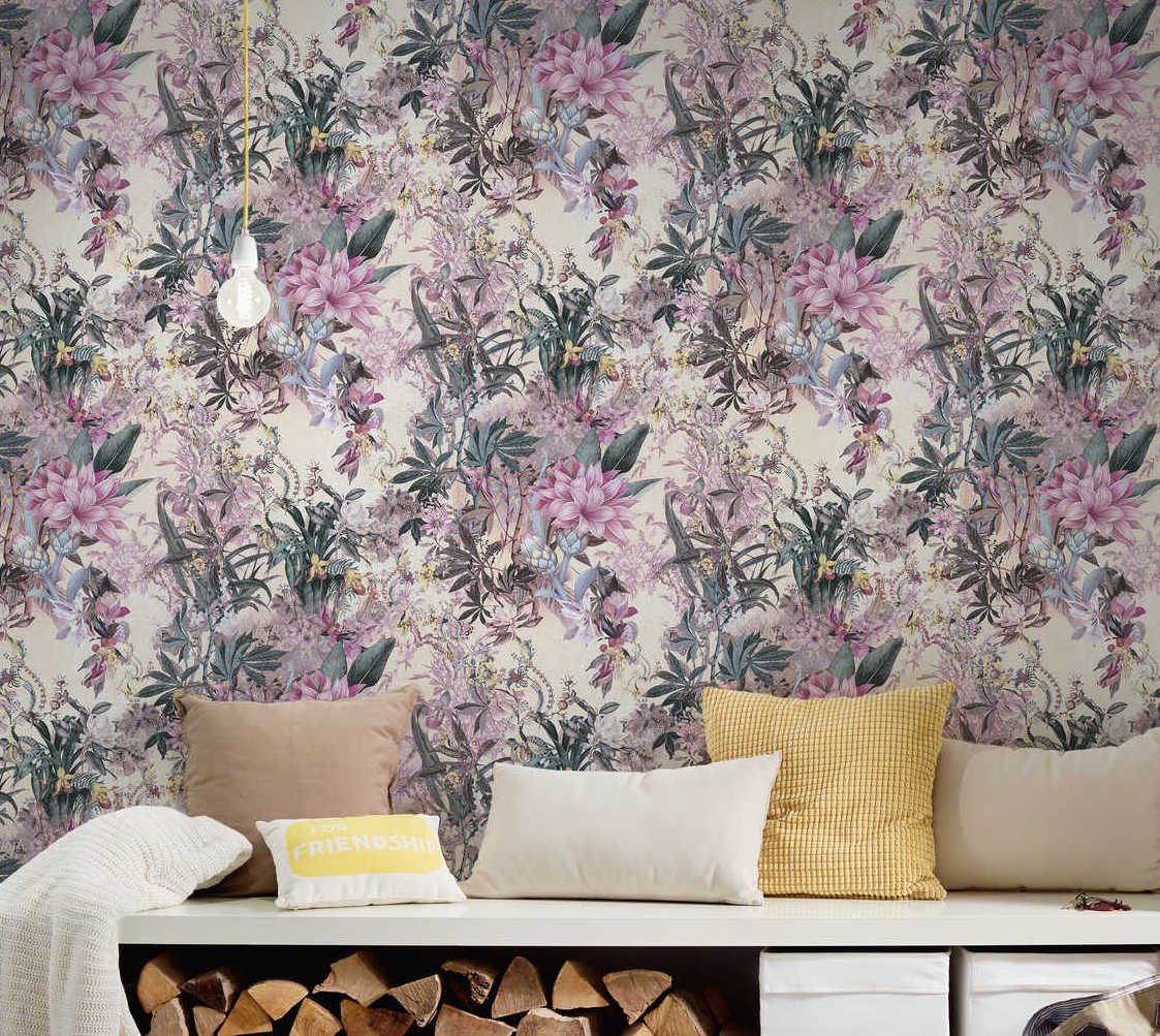 Dream Flowery - Meadow Flowers botanical wallpaper AS Creation    