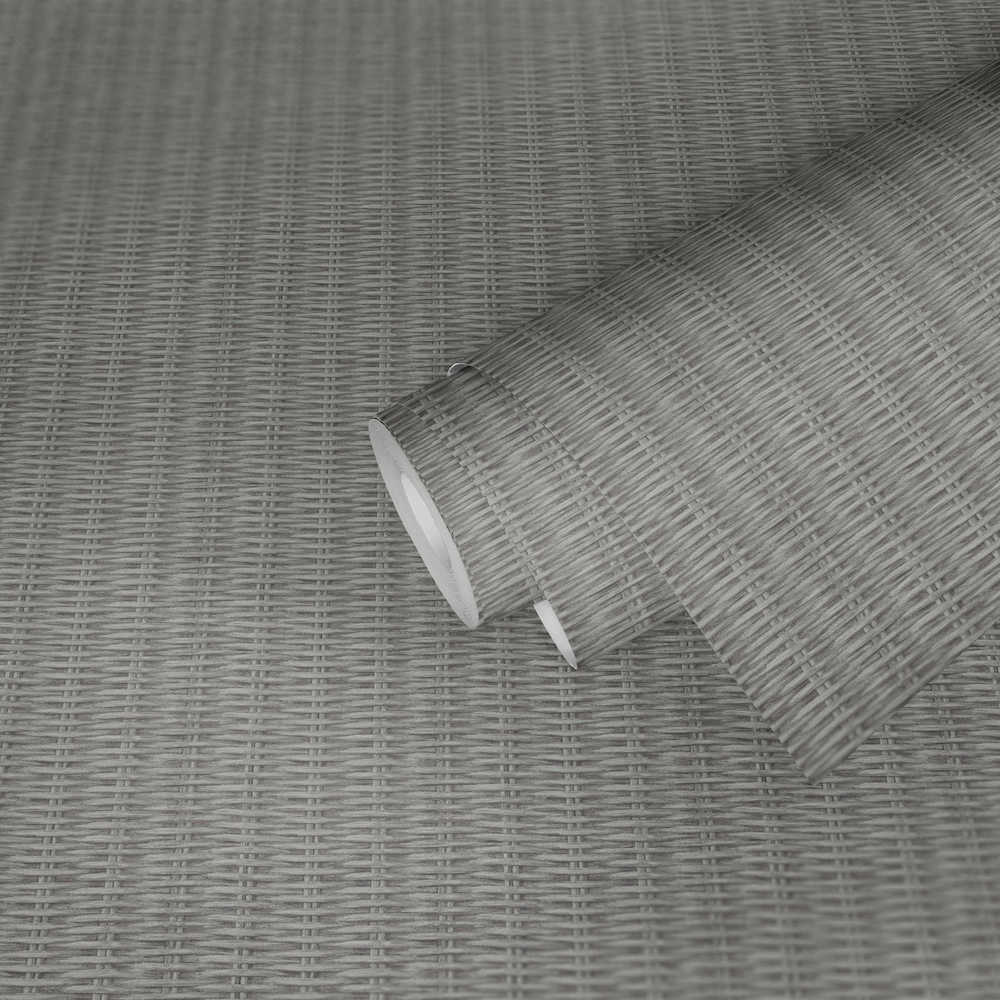 New Walls - Beautiful Basketweave bold wallpaper AS Creation    