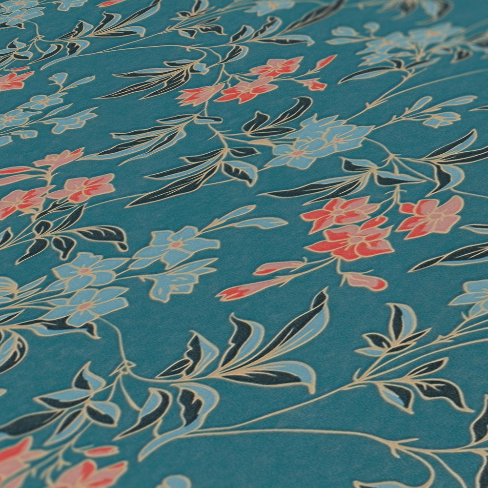 Art of Eden - Flower Tendrils botanical wallpaper AS Creation    