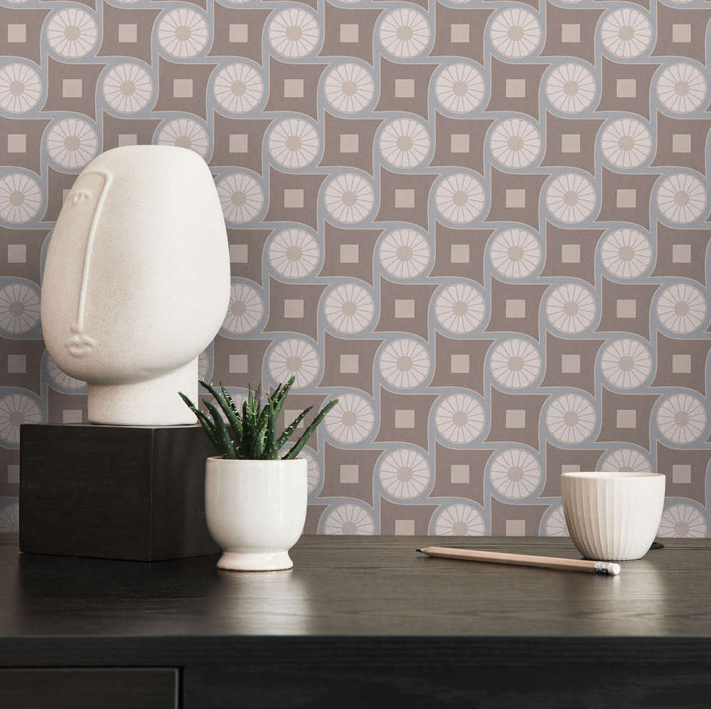 Art of Eden - Retro Circles art deco wallpaper AS Creation    
