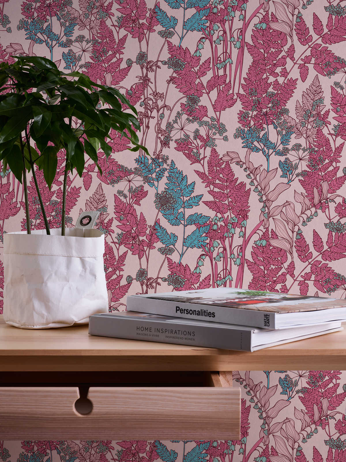 Floral Impression - Florals in the Woods botanical wallpaper AS Creation    