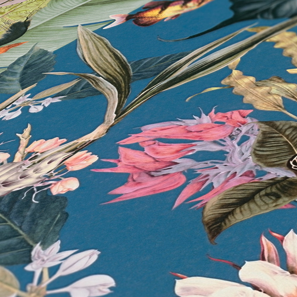 Dream Flowery - Tropical Animals botanical wallpaper AS Creation    