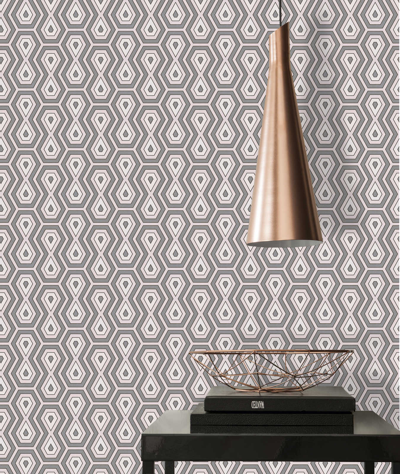 Jungle Chic - Tropical Geometrics geometric wallpaper AS Creation    