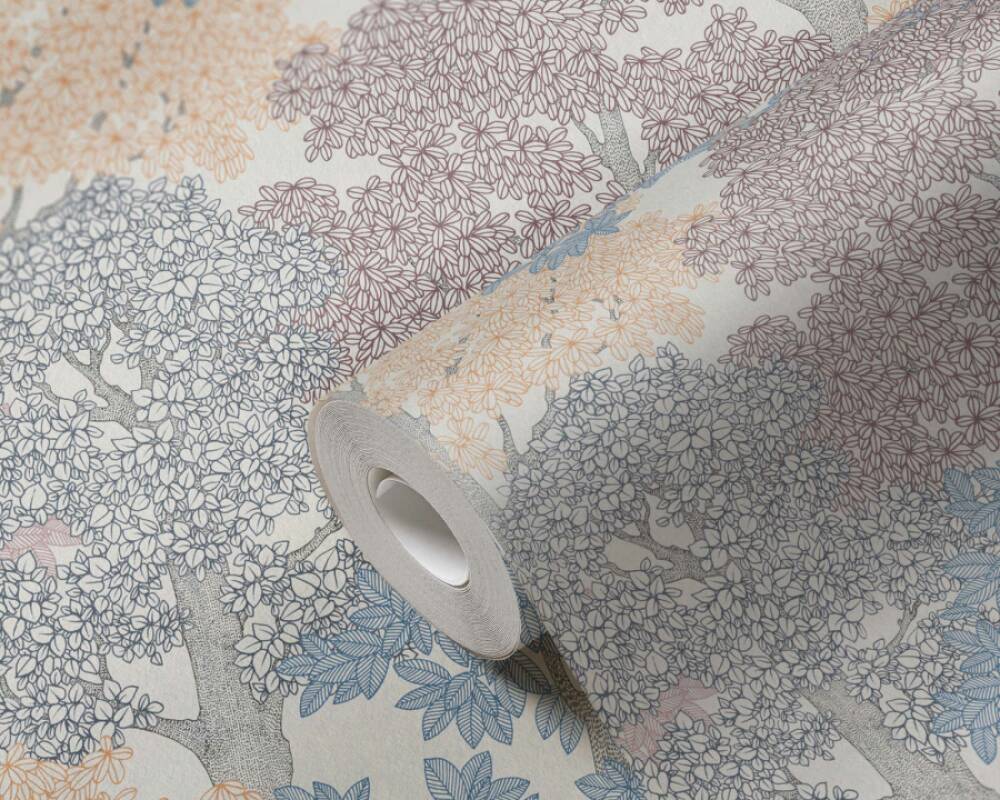 Floral Impression - Whispering Leaves botanical wallpaper AS Creation    