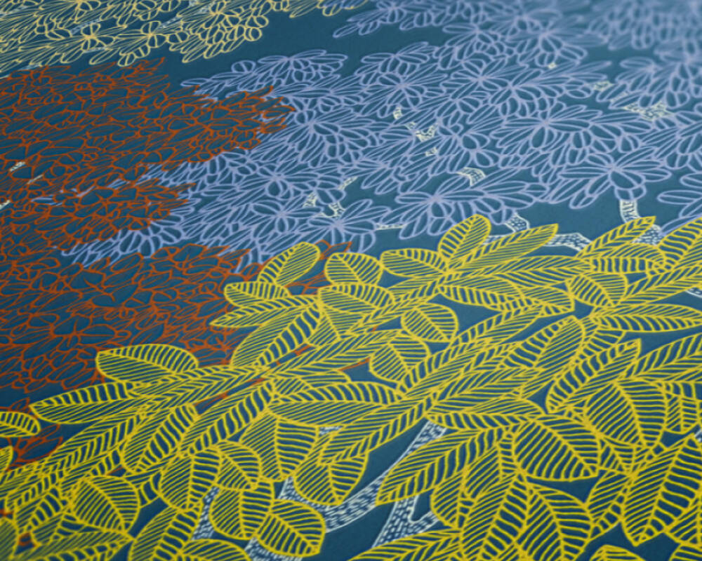 Floral Impression - Whispering Leaves botanical wallpaper AS Creation    