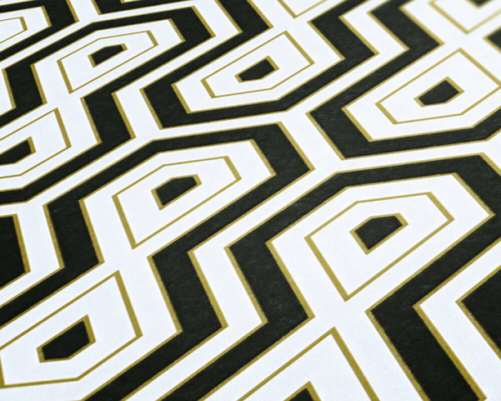 Jungle Chic - Tropical Geometrics geometric wallpaper AS Creation    