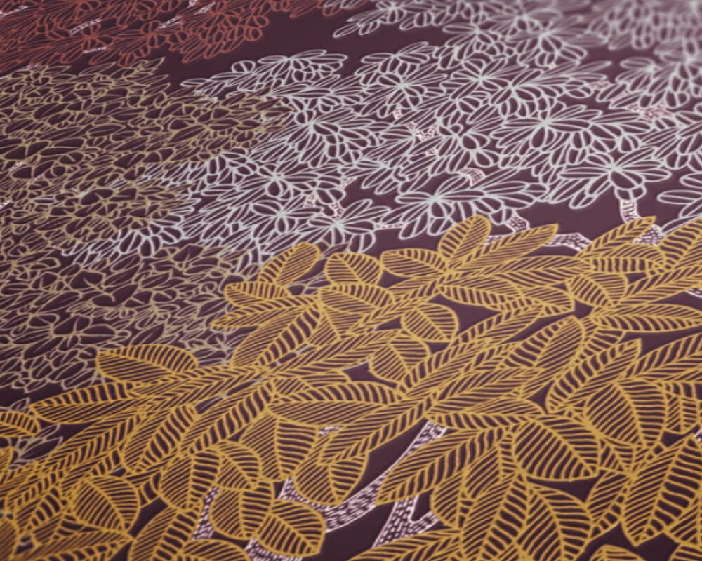 Floral Impression - Whispering Leaves botanical wallpaper AS Creation    