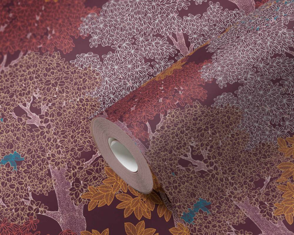 Floral Impression - Whispering Leaves botanical wallpaper AS Creation    