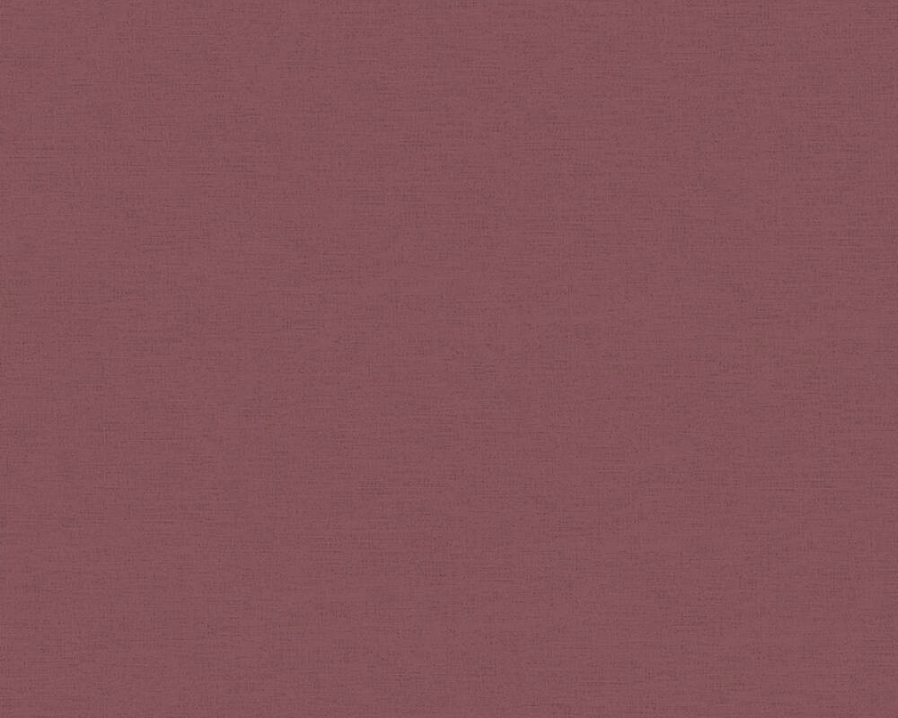 Cuba - Simplicity Linen Effect plain wallpaper AS Creation Roll Purple  371786
