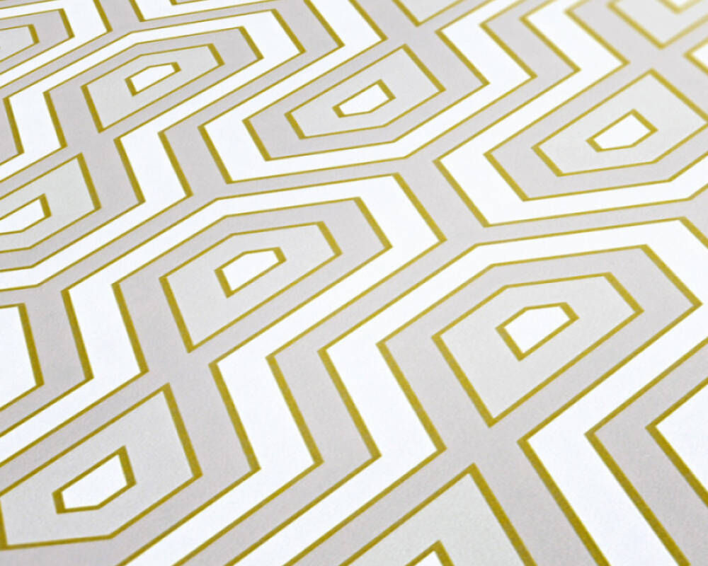 Jungle Chic - Tropical Geometrics geometric wallpaper AS Creation    
