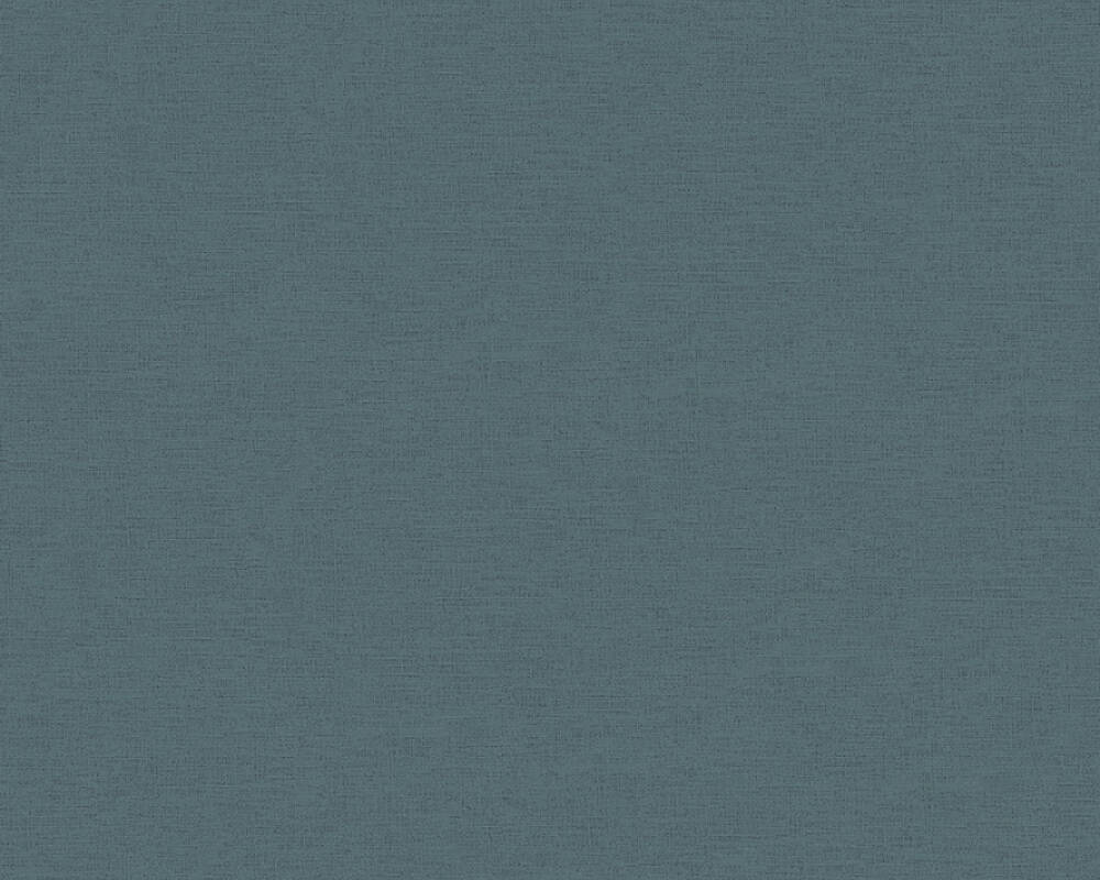 Cuba - Simplicity Linen Effect plain wallpaper AS Creation Roll Blue  371783