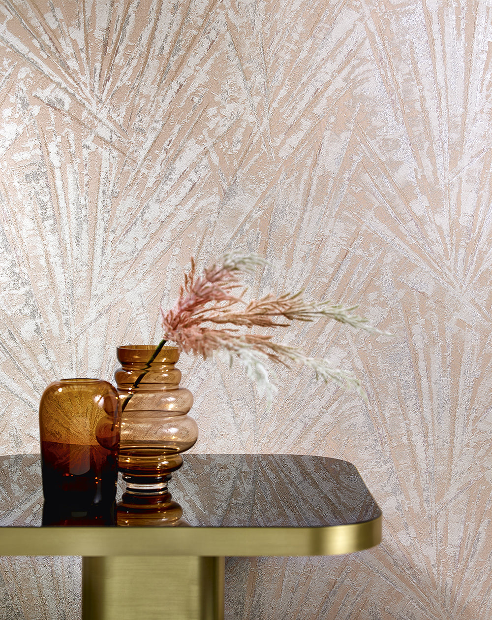 Papis Loveday - Luxe Geo Palm Fronds botanical wallpaper Marburg    