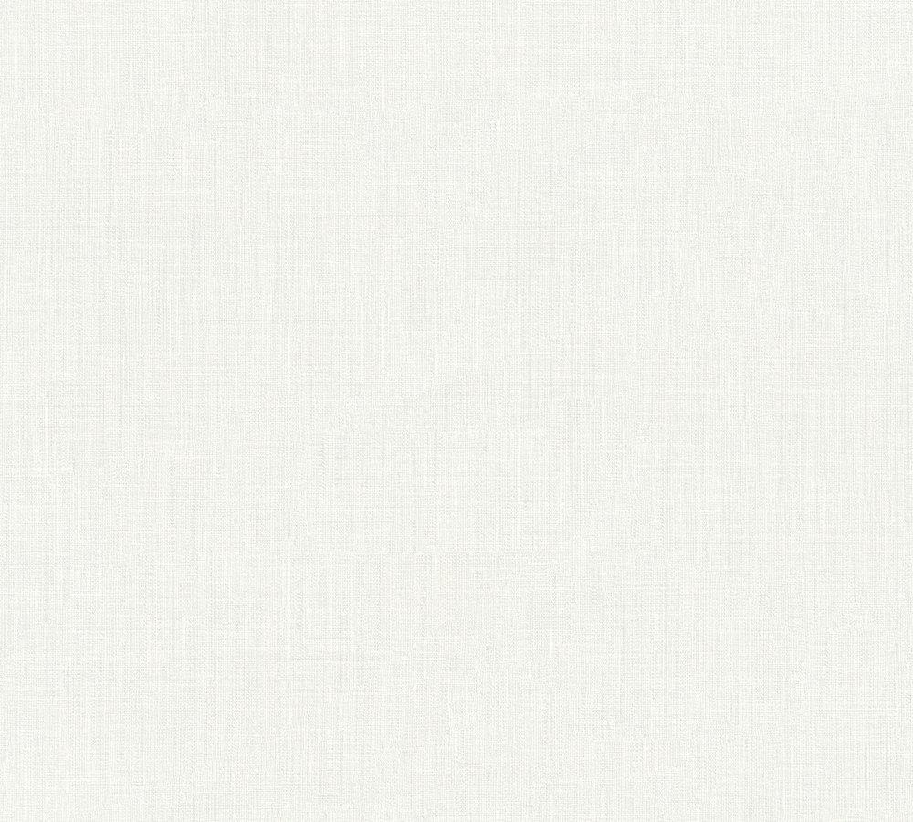 Metropolitan Stories - Linen Fresh plain wallpaper AS Creation Roll Light Grey  369253