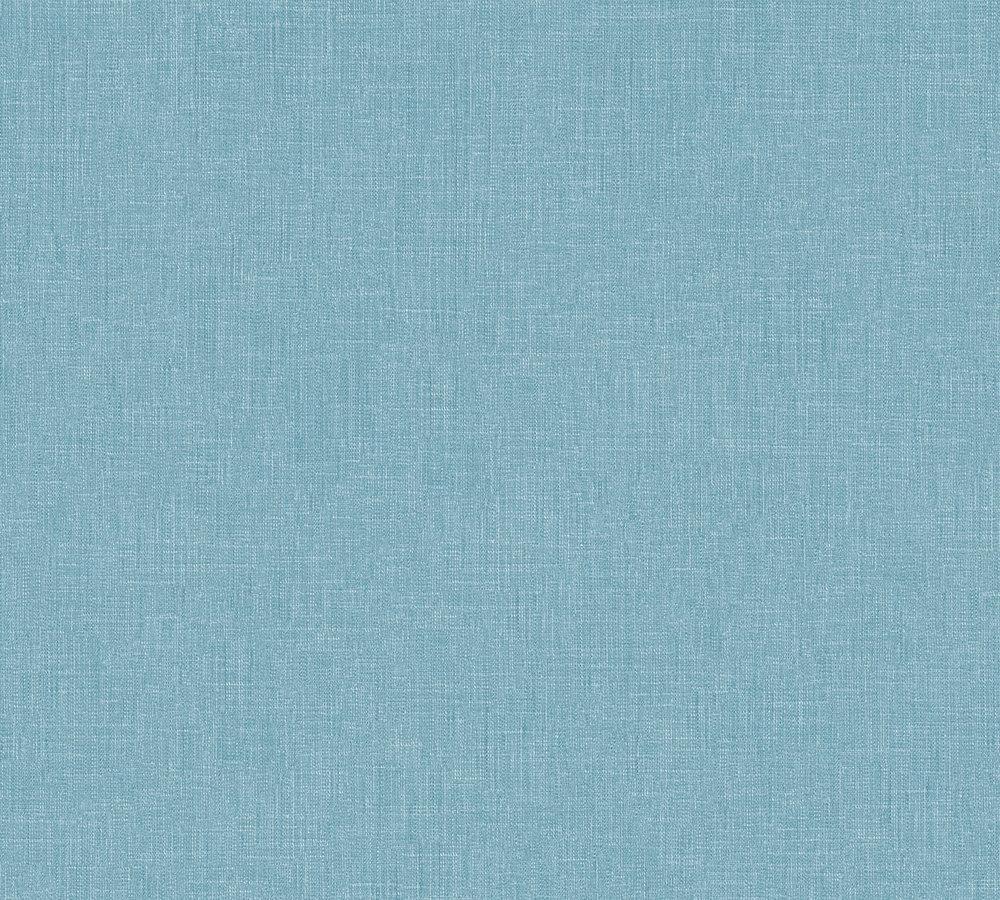 Metropolitan Stories - Linen Fresh plain wallpaper AS Creation Roll Dark Blue  369258