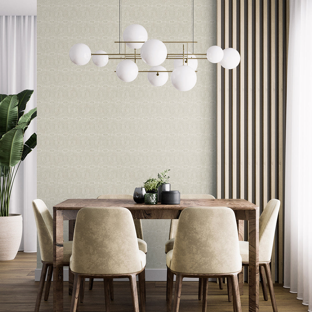 Feel - Greek Tile geometric wallpaper Hohenberger    