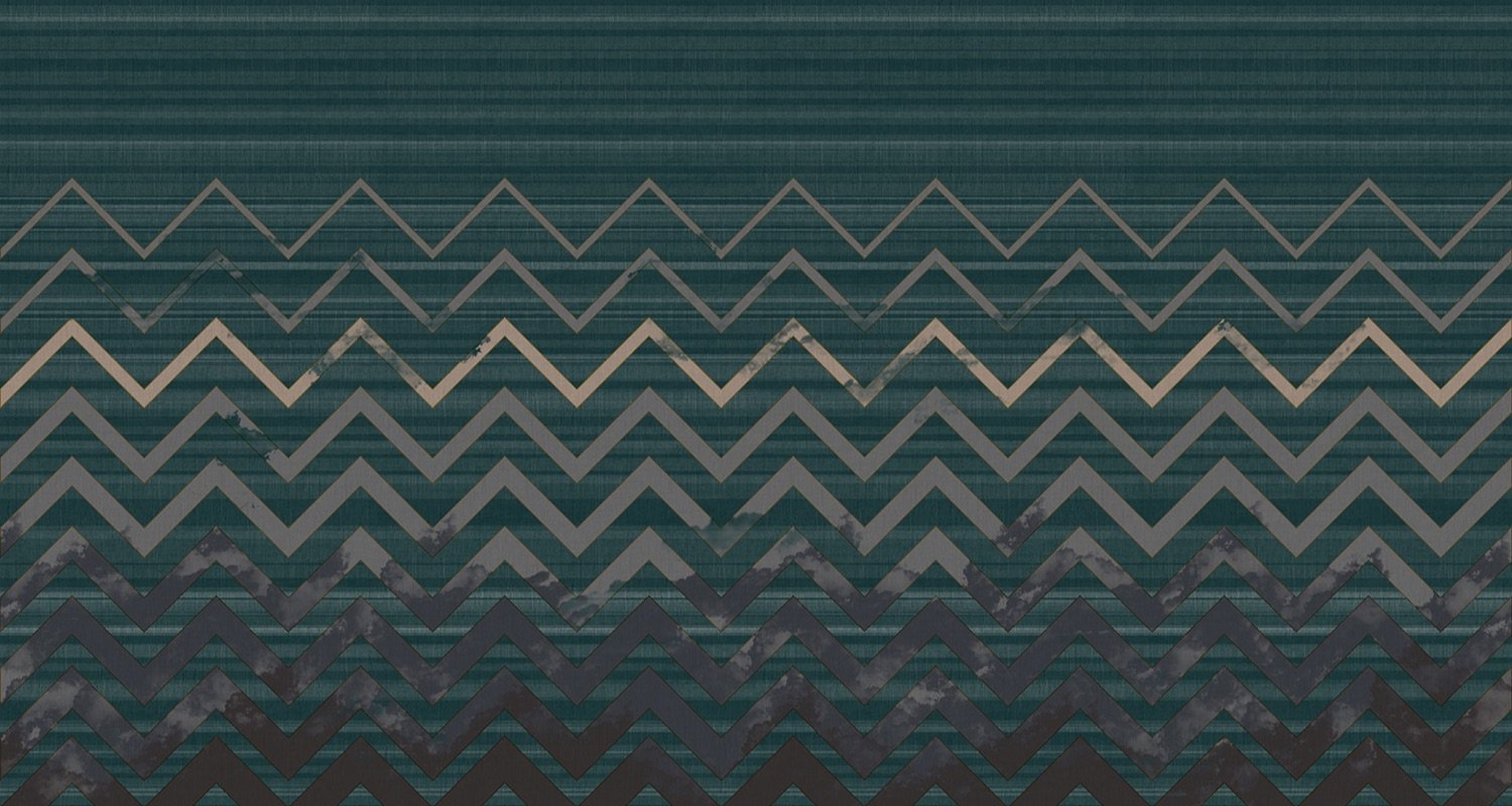 Violet - Chevy Spring digital print Muance Green   11013