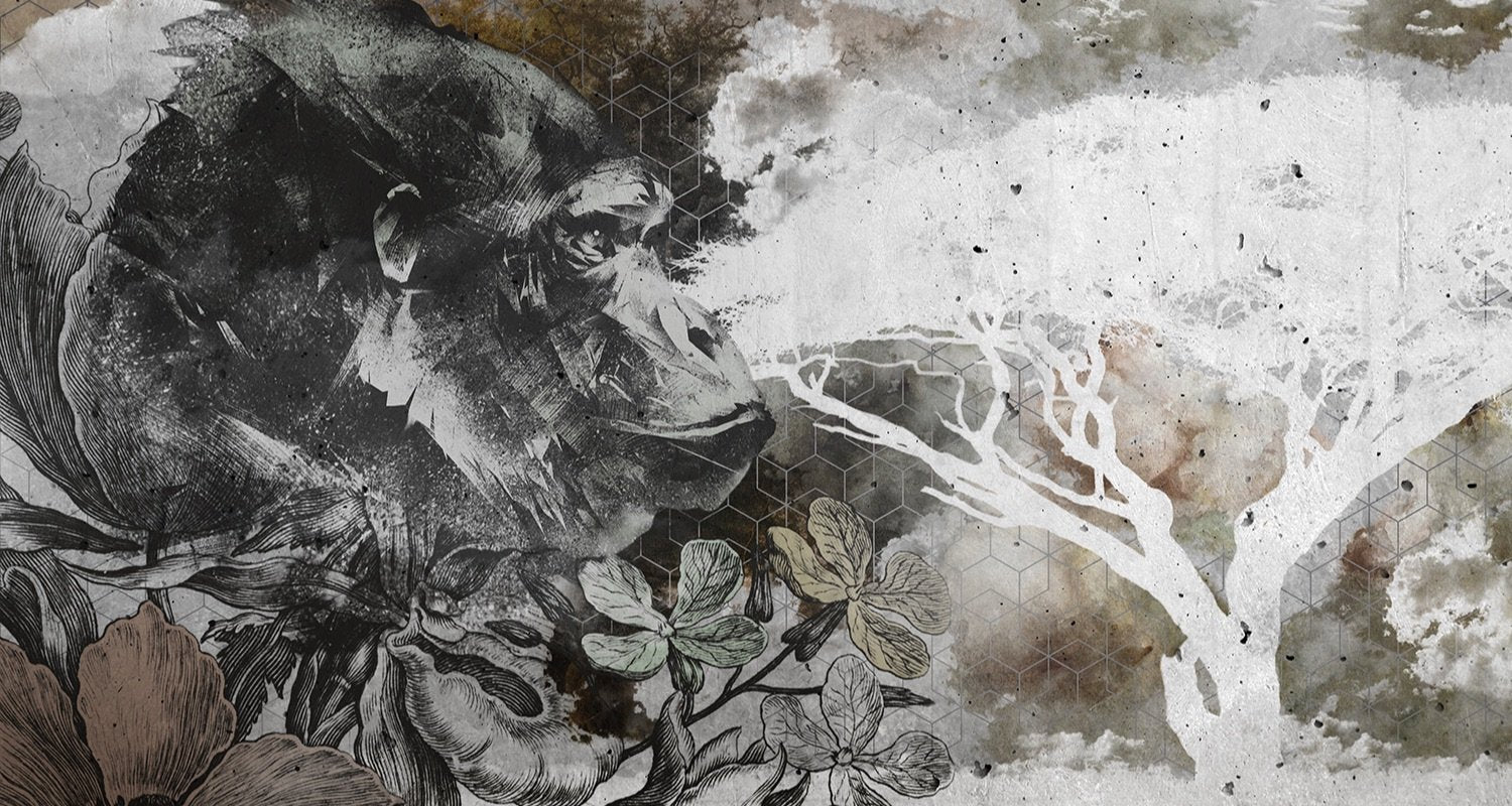 Violet - Horizons Echo digital print Muance Charcoal   11031