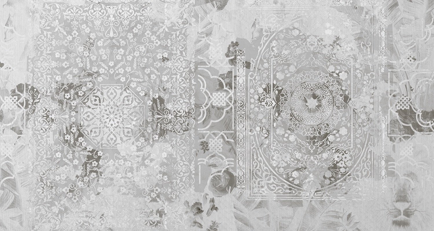 Violet - Indie Days digital print Muance Grey   11050