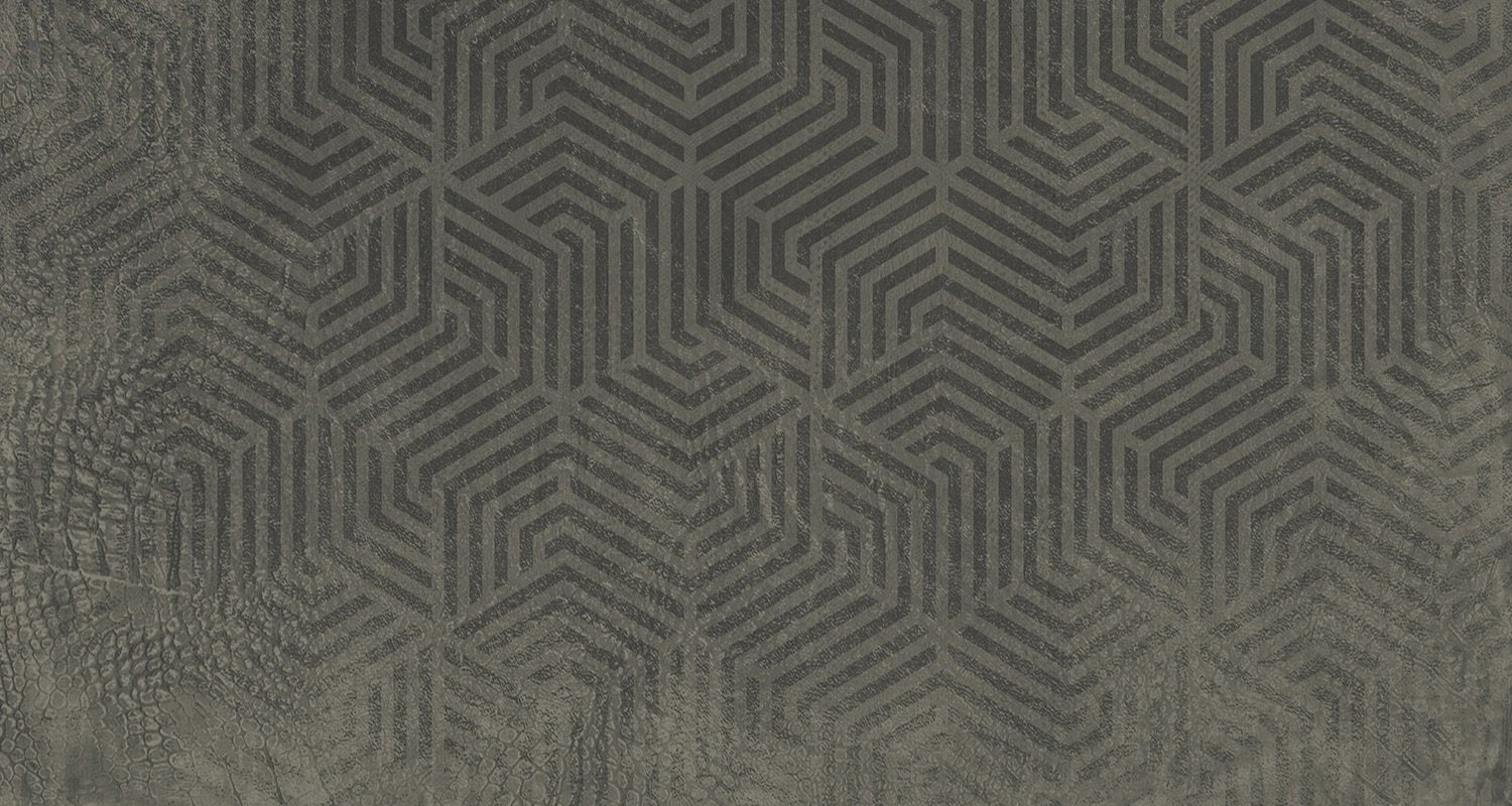 Violet - Geodile digital print Muance Charcoal   11054