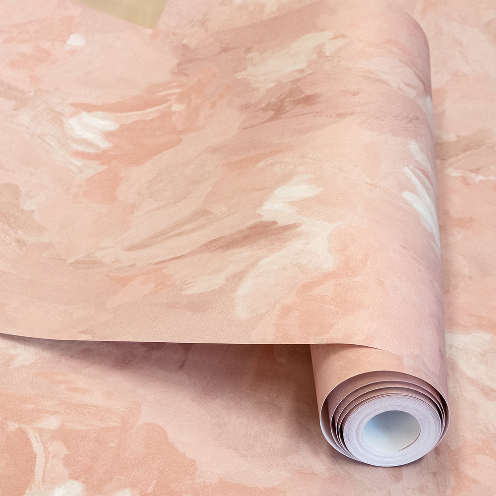 Julie Feels Home - Paeonia Brush Strokes botanical wallpaper Hohenberger    