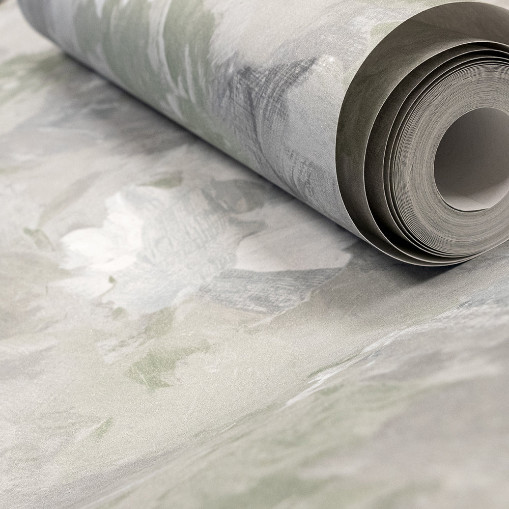 Julie Feels Home - Paeonia Brush Strokes botanical wallpaper Hohenberger    