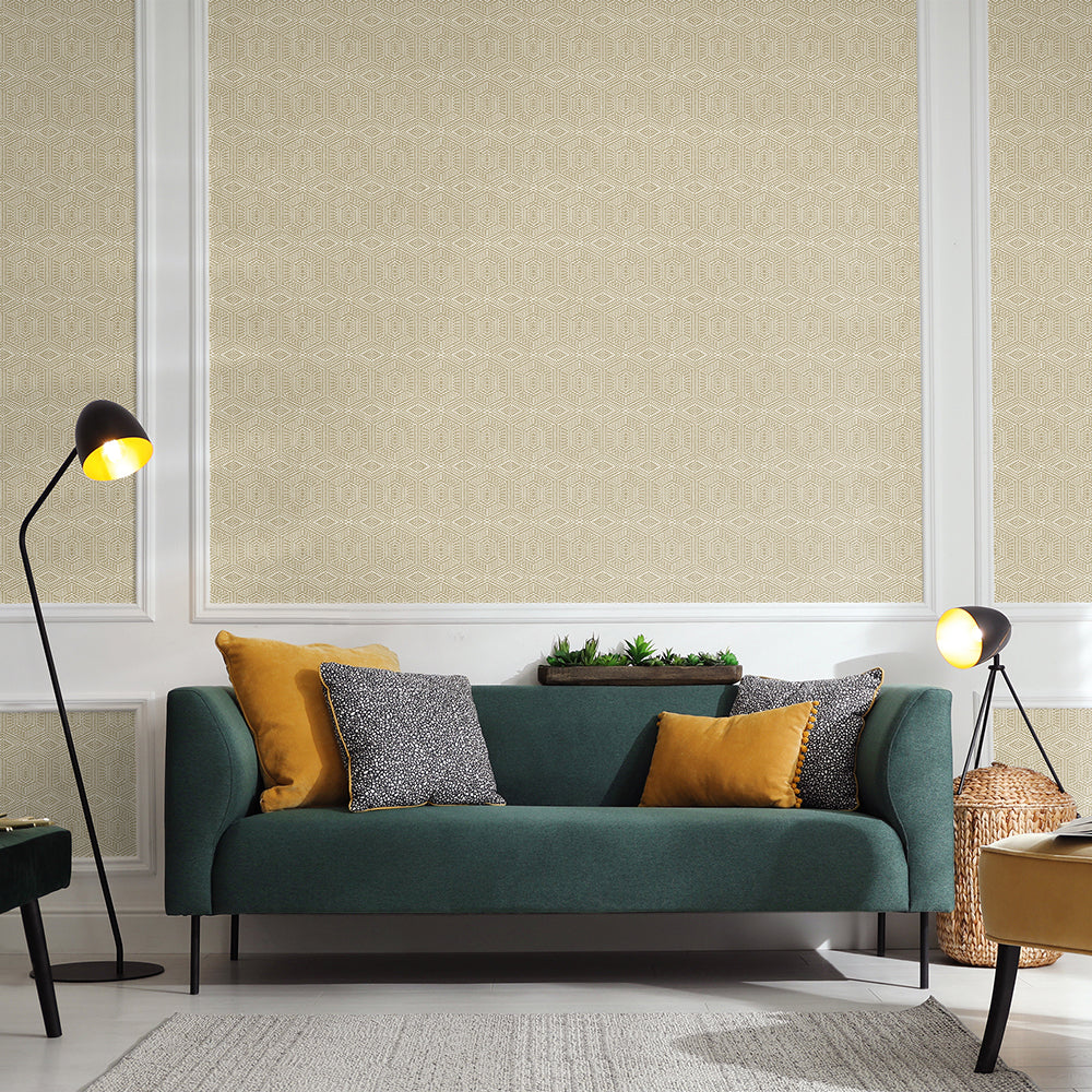 Feel - Greek Tile geometric wallpaper Hohenberger    